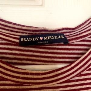 Brandy Melville Striped T-Shirt Dress